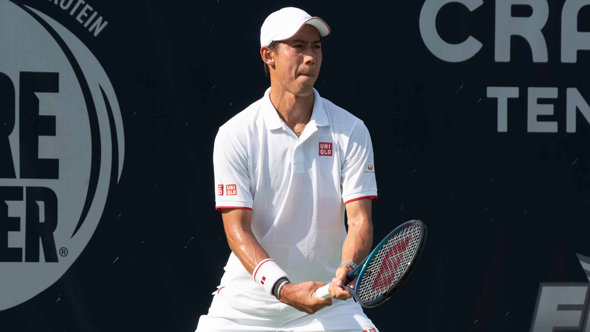 Kei Nishikori en el Bloomfield Hills Challenger.