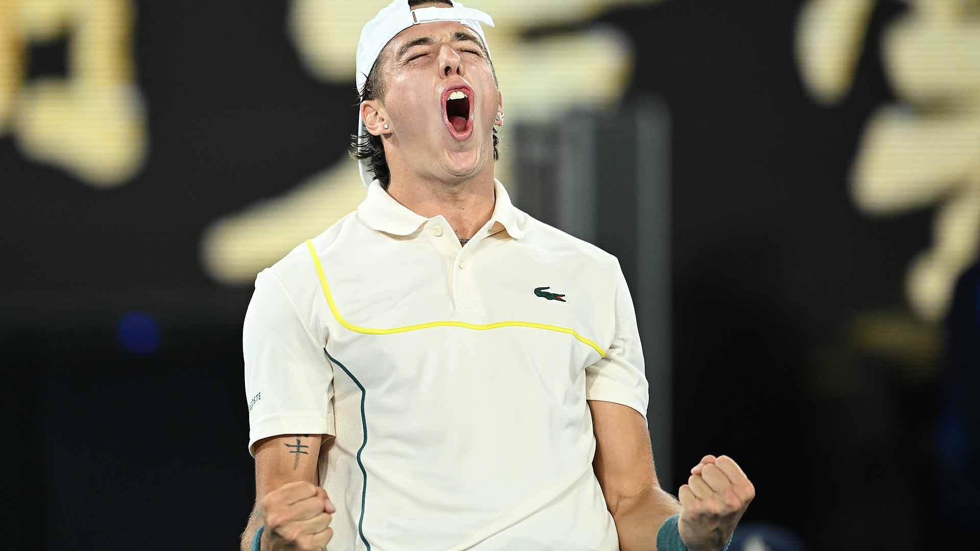 Arthur Cazaux stuns eighth seed Holger Rune to reach the Australian Open third round.