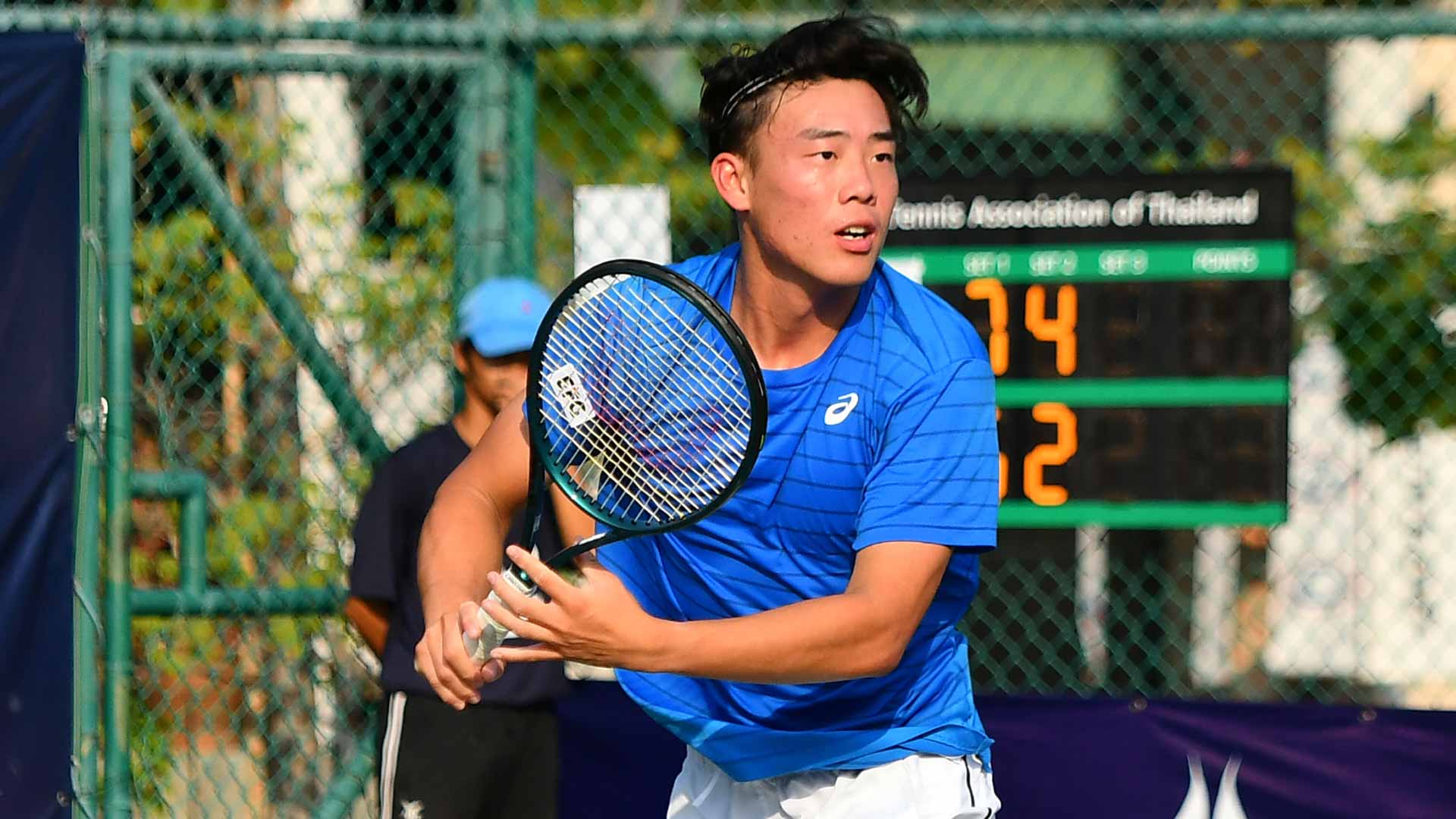 <a href='https://edx.atptour.com/en/players/coleman-wong/w0bh/overview'>Coleman Wong</a> at the Nonthaburi Challenger.