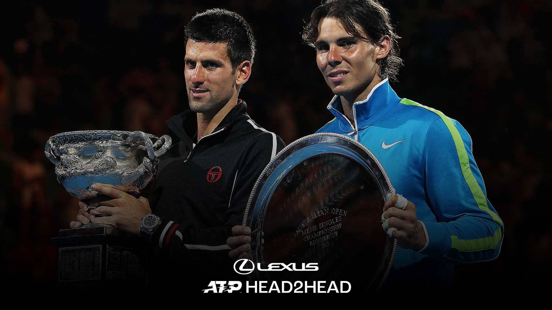 Novak Djokovic prevails in a seventh straight final meeting against Rafael Nadal at the 2012 Australian Open.