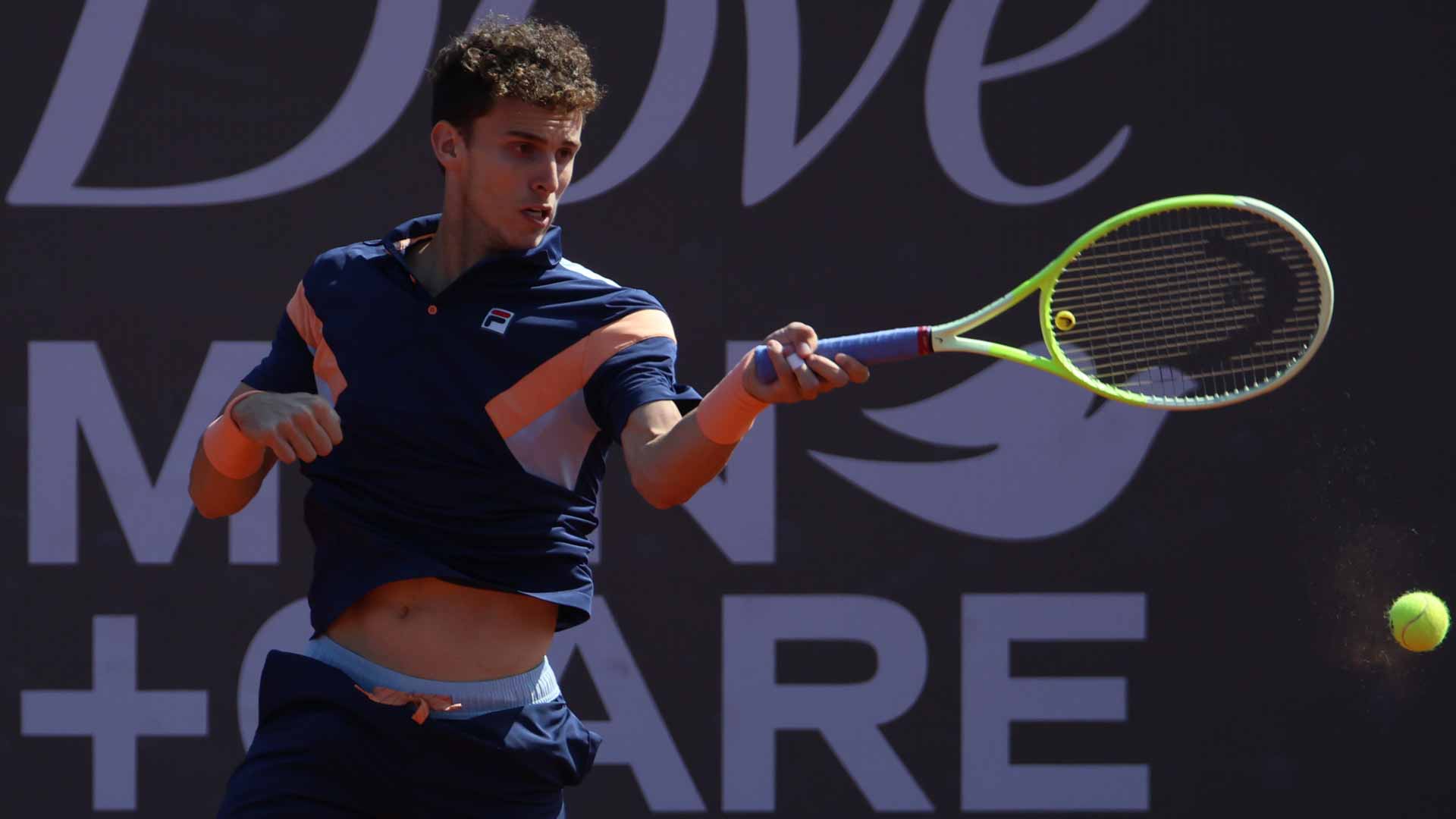 Juan Manuel Cerundolo at the Antofagasta Challenger.