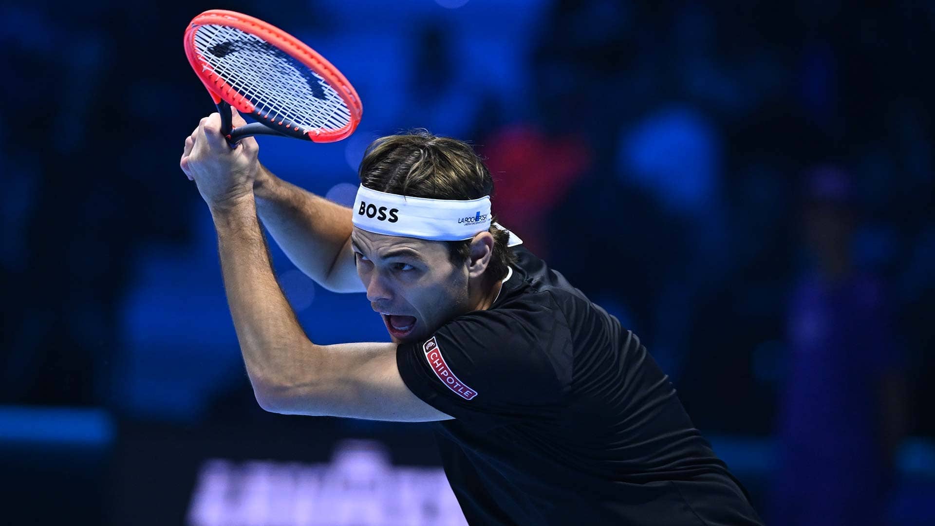 Taylor Fritz was competing in the title match in Turin for the first time.