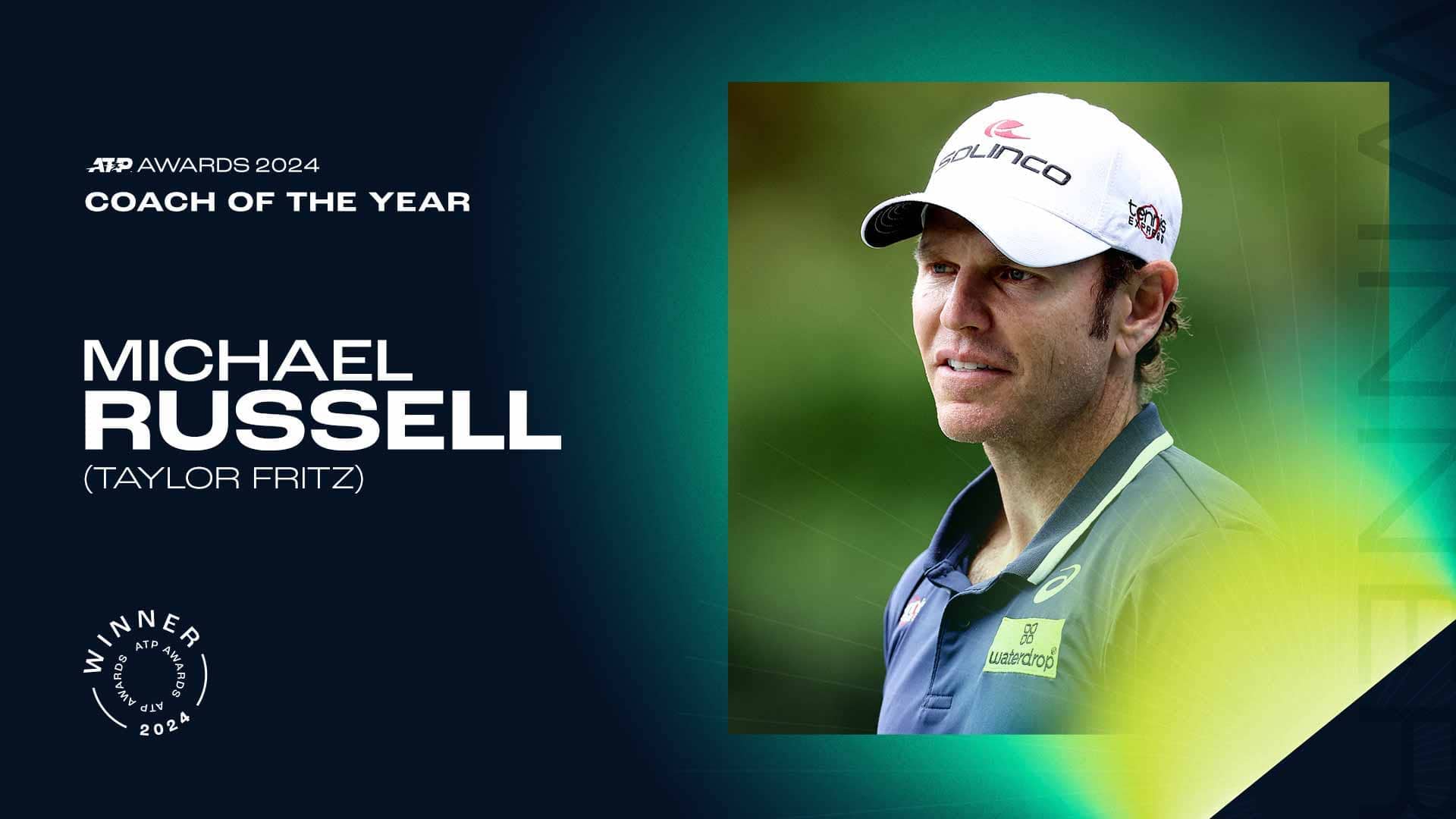 Russell wins Coach of the Year in the 2024 ATP Awards