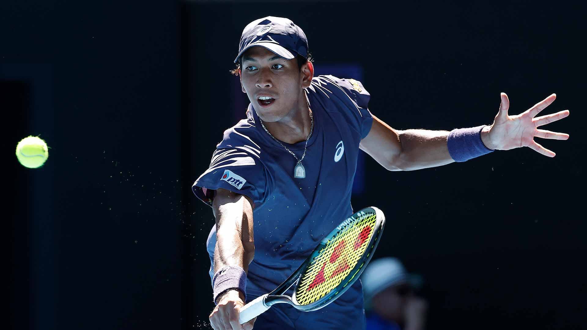 Kasidit Samrej had just three tour-level match wins coming into the Australian Open.